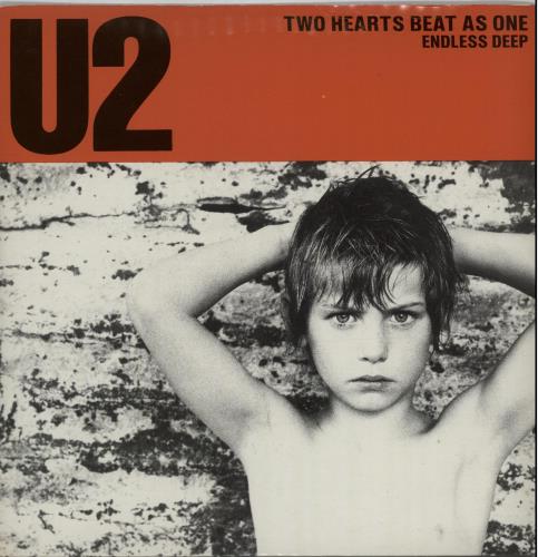 U2 Two Hearts Beat As One 7" vinyl single (7 inch record / 45) Irish U-207TW644360