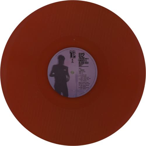 U2 Under A Blood Red Sky - Red vinyl vinyl LP album (LP record) Australian U-2LPUN114403
