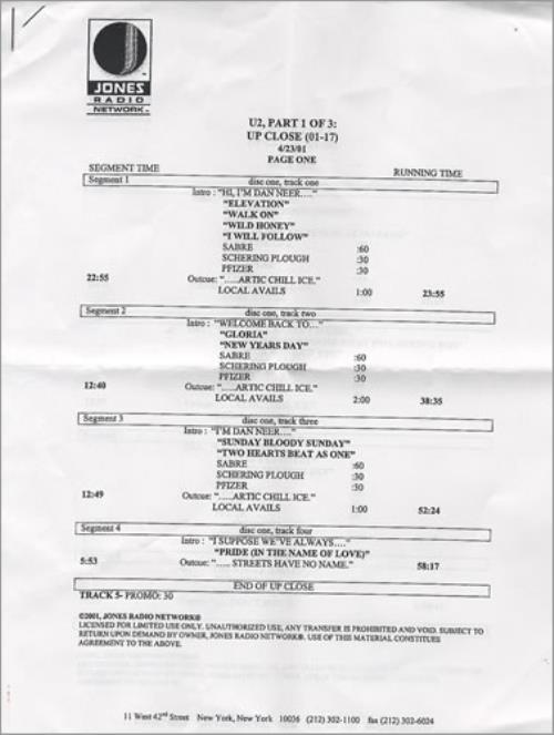 U2 Up Close 3-CD album set (Triple CD) US U-23CUP187296