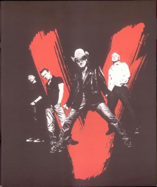 U2 Vertigo Tour tour programme UK U-2TRVE520504