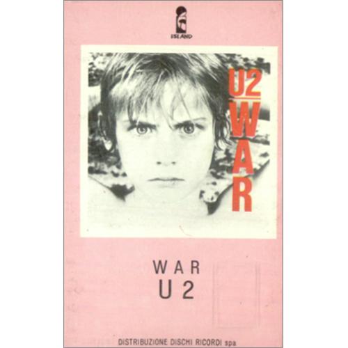 U2 War cassette album Italian U-2CLWA238521