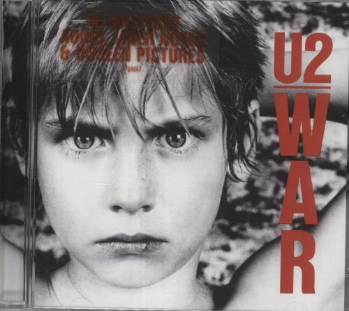 U2 War CD album (CDLP) UK U-2CDWA438247