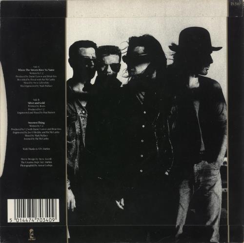 U2 Where The Streets Have No Name - Inj 7" vinyl single (7 inch record / 45) UK U-207WH676624