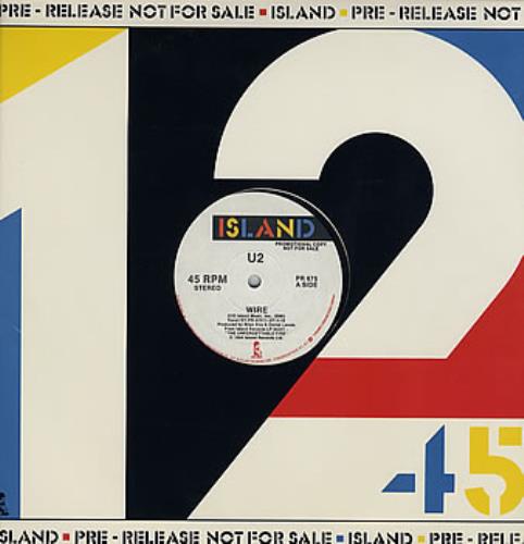 U2 Wire 12" vinyl single (12 inch record / Maxi-single) US U-212WI19101