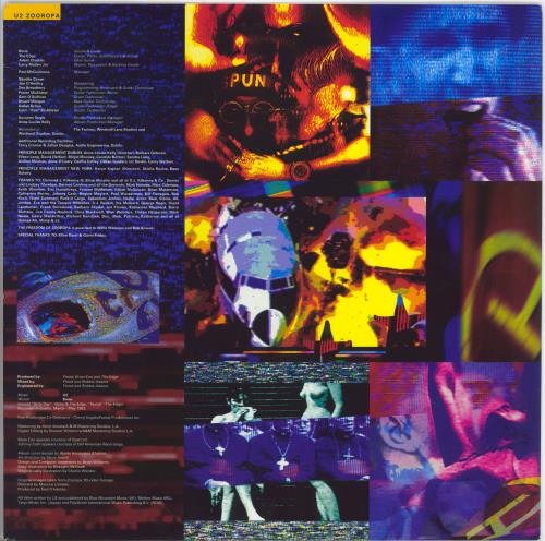 U2 Zooropa vinyl LP album (LP record) UK U-2LPZO619315