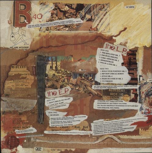 UB40 Baggariddim + 12" EP vinyl LP album (LP record) UK UB4LPBA877137