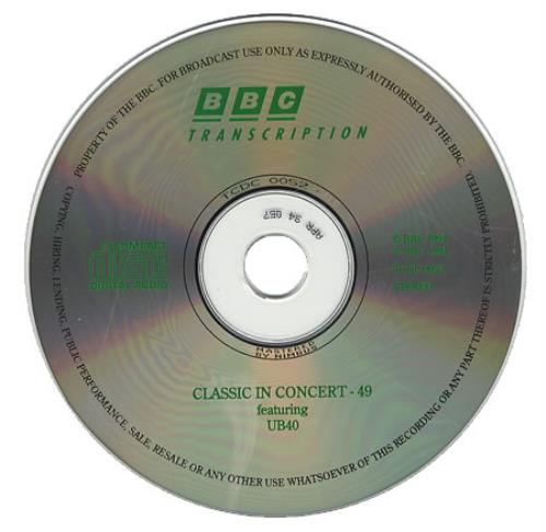 UB40 Classic In Concert 49 CD album (CDLP) UK UB4CDCL368254