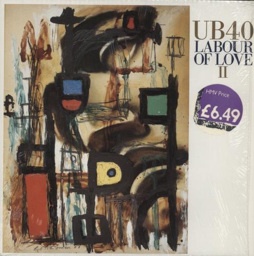 UB40 Labour Of Love II - shrink vinyl LP album (LP record) UK UB4LPLA875670