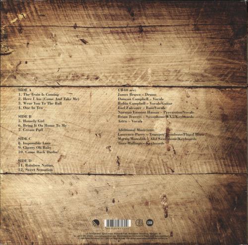 UB40 Live At The O2 Arena London. 12.12.2009 Volume 1 - Clear Vinyl 2-LP vinyl record set (Double LP Album) UK UB42LLI829681