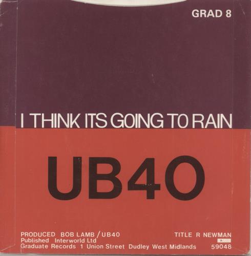 UB40 My Way Of Thinking 7" vinyl single (7 inch record / 45) UK UB407MY465167