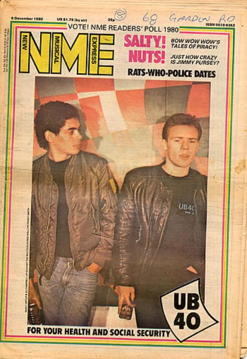 UB40 NME magazine UK UB4MANM296248
