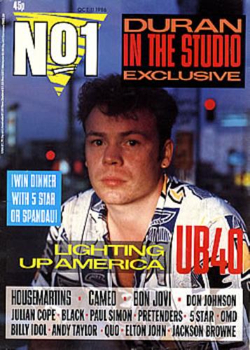 UB40 No 1 - October 1986 magazine UK UB4MANO351351