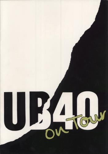 UB40 On Tour - Autographed tour programme UK UB4TRON783665
