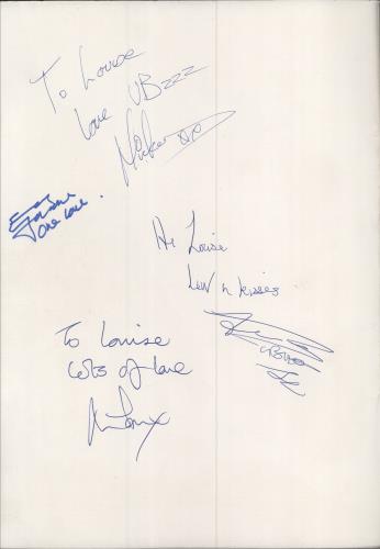 UB40 On Tour - Autographed tour programme UK UB4TRON783665