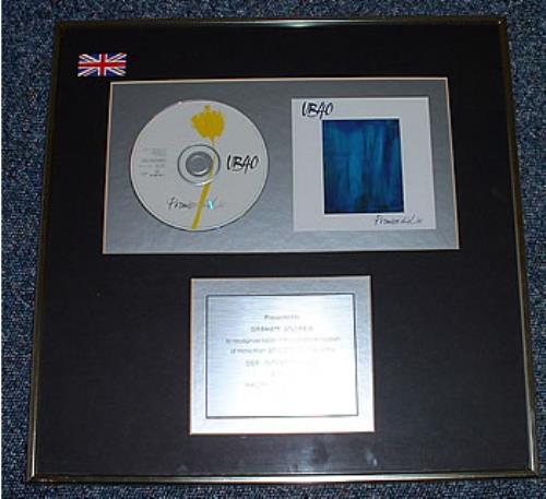 UB40 Promises And Lies award disc UK UB4AWPR230246
