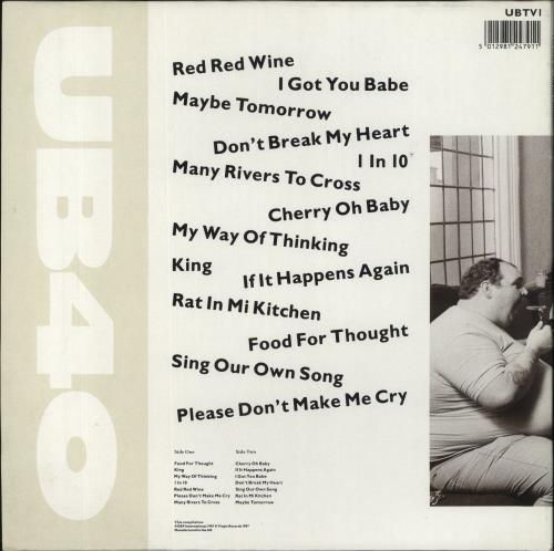 UB40 The Best Of UB40 vinyl LP album (LP record) UK UB4LPTH273618