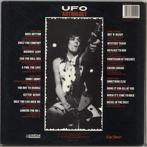 UFO Anthology 2-LP vinyl record set (Double LP Album) UK UFO2LAN719043
