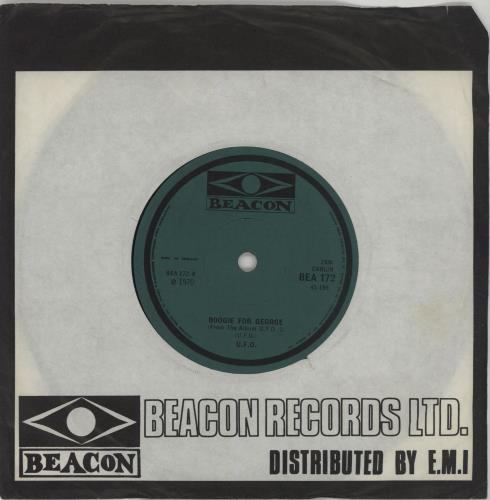UFO Boogie For George 7" vinyl single (7 inch record / 45) UK UFO07BO664769