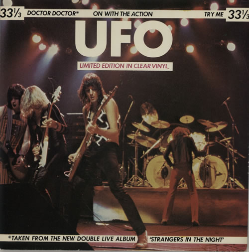 UFO Doctor Doctor EP - Clear Vinyl + Picture Sleeve 7" vinyl single (7 inch record / 45) UK UFO07DO574711