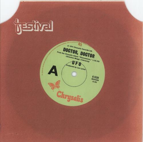 UFO Doctor, Doctor 7" vinyl single (7 inch record / 45) Australian UFO07DO865755