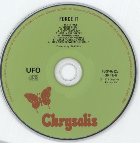 UFO Force It CD album (CDLP) Japanese UFOCDFO889327