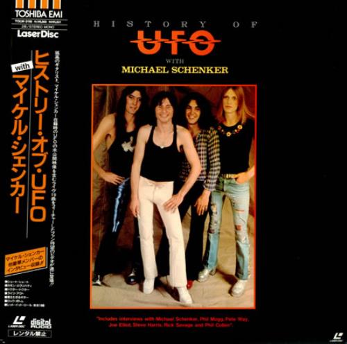 UFO History Of UFO With Michael Schenker laserdisc / lazerdisc Japanese UFOLZHI424313