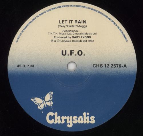UFO Let It Rain 12" vinyl single (12 inch record / Maxi-single) UK UFO12LE264511