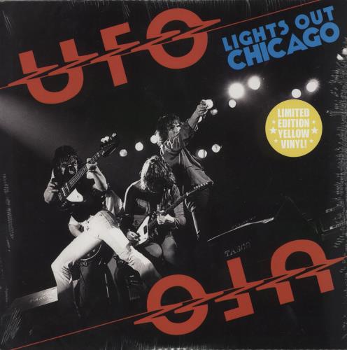 UFO Lights Out Chicago vinyl LP album (LP record) German UFOLPLI872115