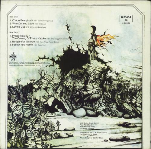 UFO Live vinyl LP album (LP record) German UFOLPLI392377