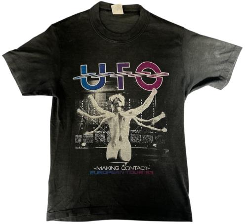 UFO Making Contact - Vintage Original t-shirt US UFOTSMA884097