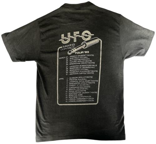 UFO Making Contact - Vintage Original t-shirt US UFOTSMA884097