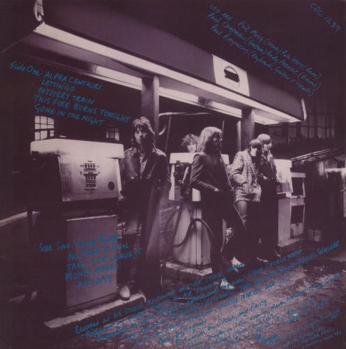 UFO No Place To Run - Blue Titles vinyl LP album (LP record) UK UFOLPNO877755