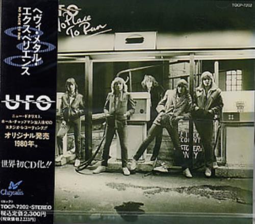 UFO No Place To Run CD album (CDLP) Japanese UFOCDNO197273