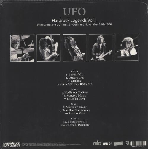 UFO Rockpalast:Hardrock Legends Vol.1 2-LP vinyl record set (Double LP Album) UK UFO2LRO872254