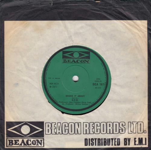 UFO Shake It About 7" vinyl single (7 inch record / 45) UK UFO07SH702249