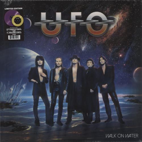 UFO Walk On Water - Purple Vinyl + 7" - Yellow Vinyl - Sealed vinyl LP album (LP record) US UFOLPWA872402