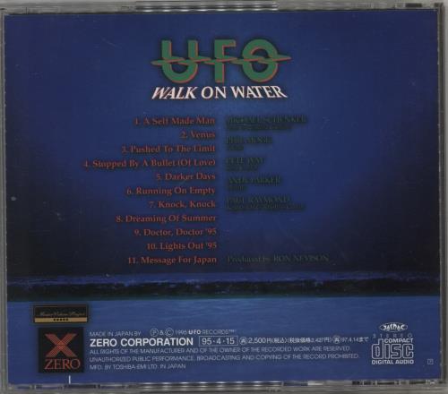 UFO Walk On Water CD album (CDLP) Japanese UFOCDWA271741