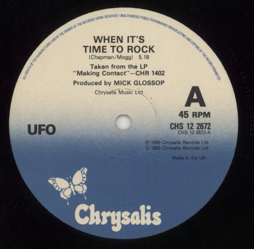 UFO When It's Time To Rock 12" vinyl single (12 inch record / Maxi-single) UK UFO12WH537314