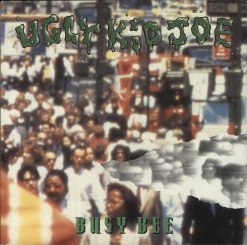 Ugly Kid Joe Busy Bee - Gold - Inj 7" vinyl single (7 inch record / 45) UK UKJ07BU588899