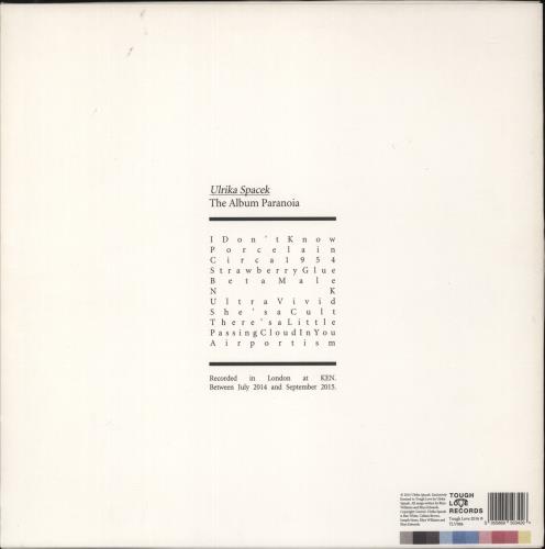 Ulrika Spacek The Album Paranoia - White Vinyl vinyl LP album (LP record) UK 3OZLPTH874486