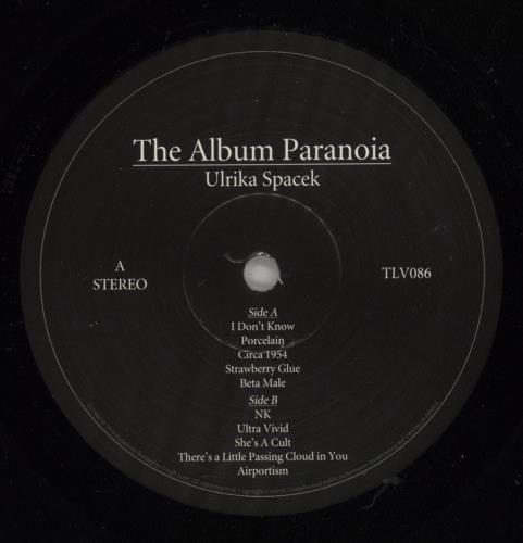 Ulrika Spacek The Album Paranoia vinyl LP album (LP record) UK 3OZLPTH879294