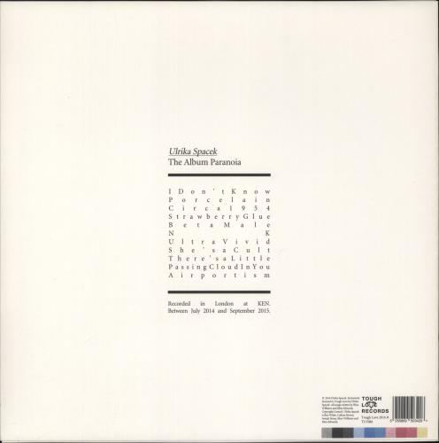 Ulrika Spacek The Album Paranoia vinyl LP album (LP record) UK 3OZLPTH879294