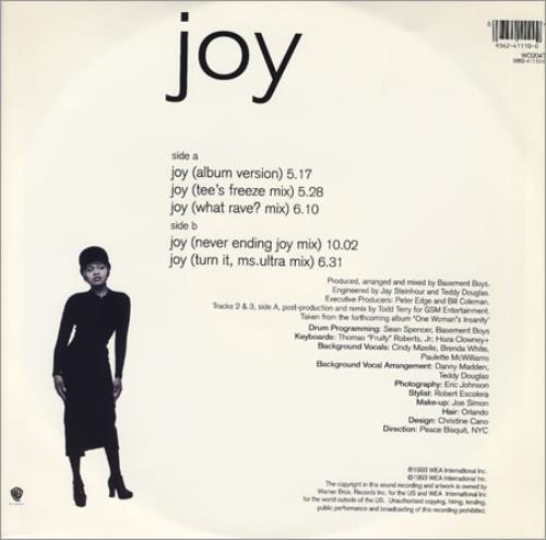 Ultra Nat� Joy 12" vinyl single (12 inch record / Maxi-single) UK ETA12JO186556