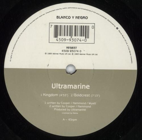 Ultramarine Kingdom 12" vinyl single (12 inch record / Maxi-single) UK ULT12KI592016