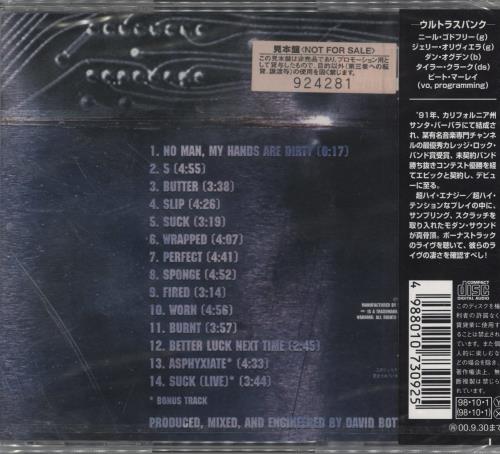 Ultraspank Ultraspank - Sealed CD album (CDLP) Japanese 4R6CDUL783851
