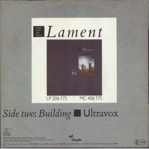 Ultravox Dancing With Tears In My Eyes 7" vinyl single (7 inch record / 45) German VOX07DA807949