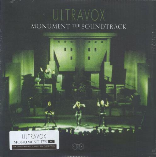 Ultravox Monument The Soundtrack - 180gram Clear Vinyl - Sealed 2-LP vinyl record set (Double LP Album) UK VOX2LMO856870