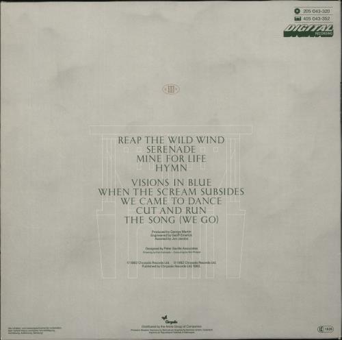 Ultravox Quartet vinyl LP album (LP record) German VOXLPQU654613