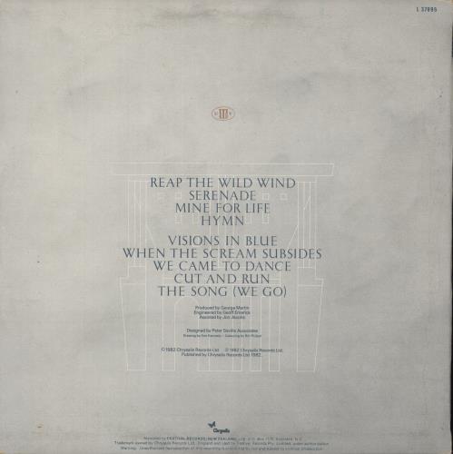 Ultravox Quartet vinyl LP album (LP record) Australian VOXLPQU879028