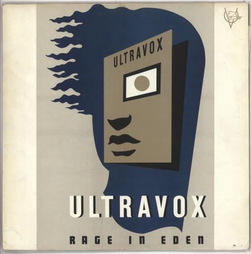 Ultravox Rage In Eden + Poster - Gold promo stamped - EX vinyl LP album (LP record) UK VOXLPRA738167